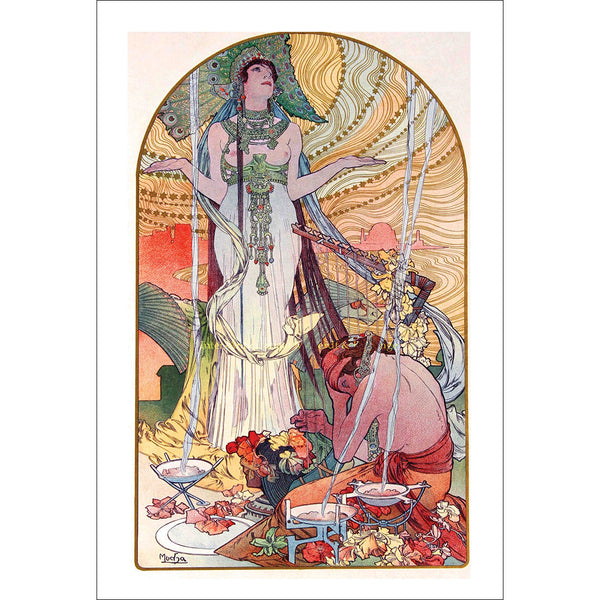 Salammbo by Alphonse Mucha