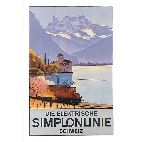 Simplonlinie Montreux by Cardinaux