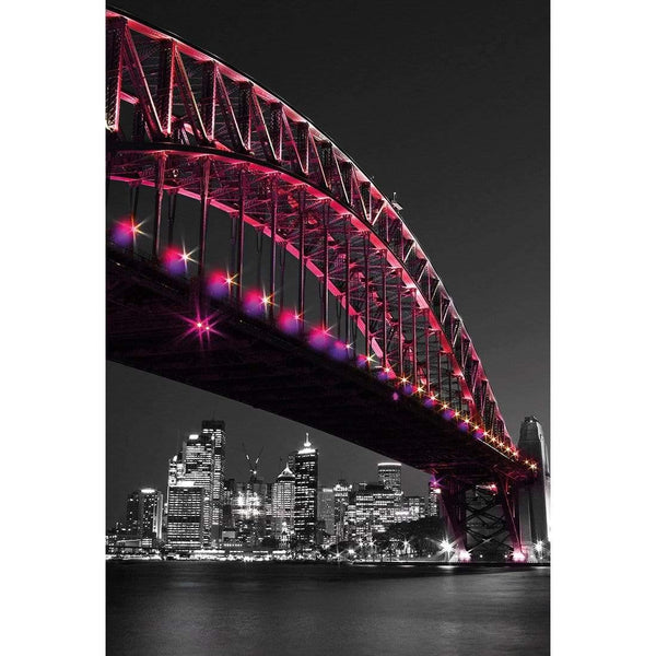 Sydney Harbour Bridge over City