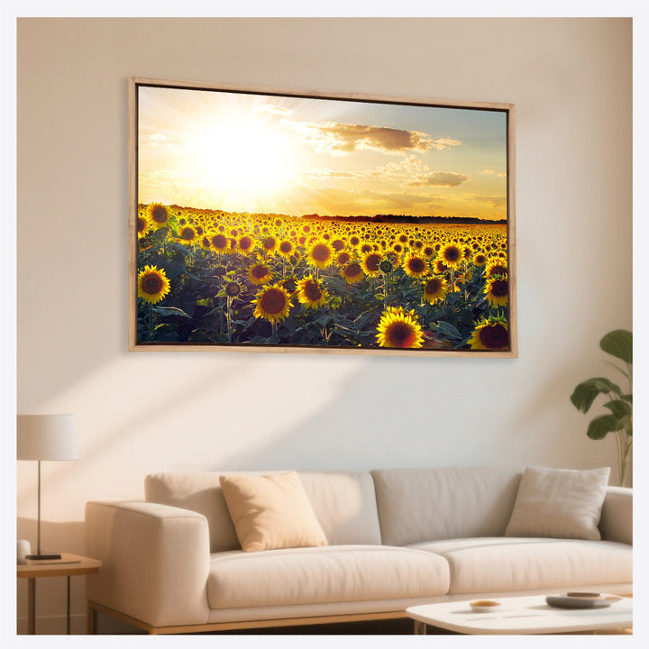 Sunflowers at Sunset| Wall Art