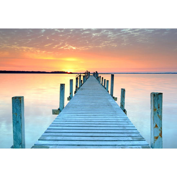 Sunset Pier Wall Art