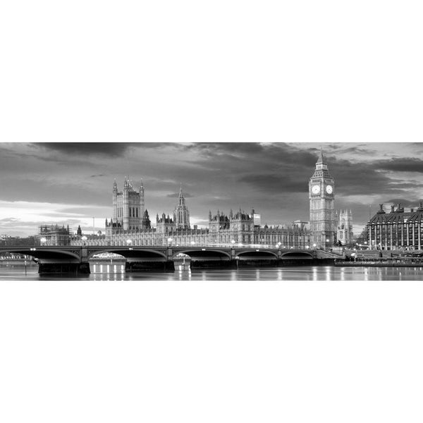 London River Reflections B&W