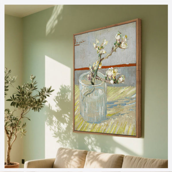 Van Gogh - Sprig of Flowering Almond in a Vase