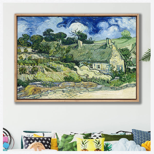 Van Gogh - Thatched Cottages at Cordeville