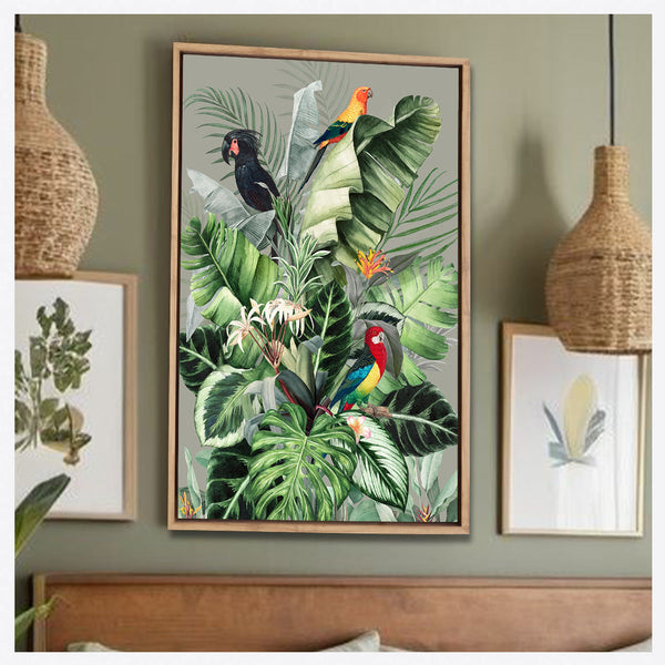 Jungle Exotica Green II VERTICAL