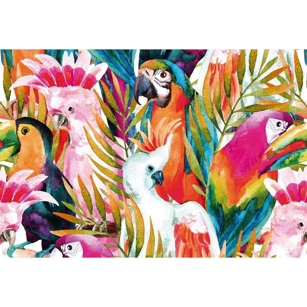 Parrots & Palms Wall Art