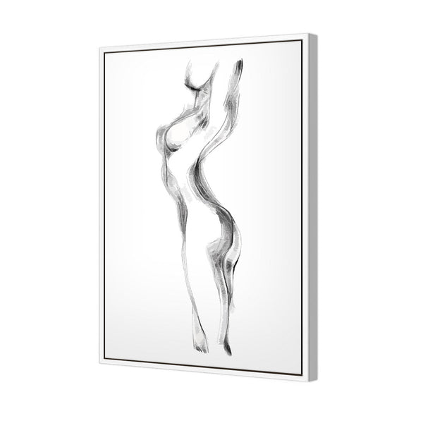 Nude Silhouette Arched (stock)