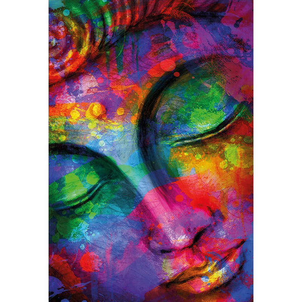 Rainbow Buddha| Portrait Wall Art