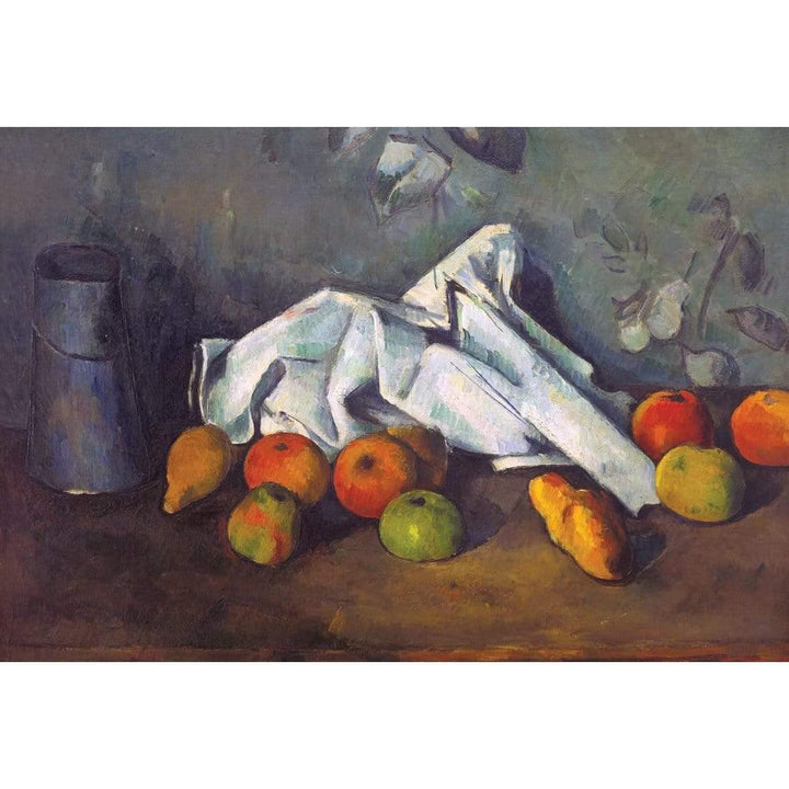 Milk Can and Apples By Cezanne Wall Art