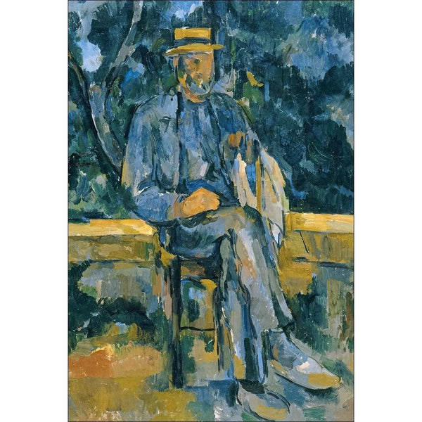 Portrait of Peasant By Cezanne Wall Art