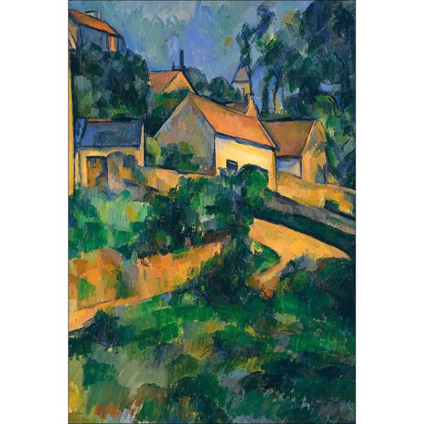 Turning Road at Montgeroult By Cezanne Wall Art