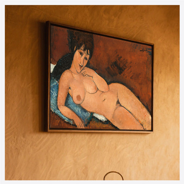 Nude on a Blue Cushion - Modigliani