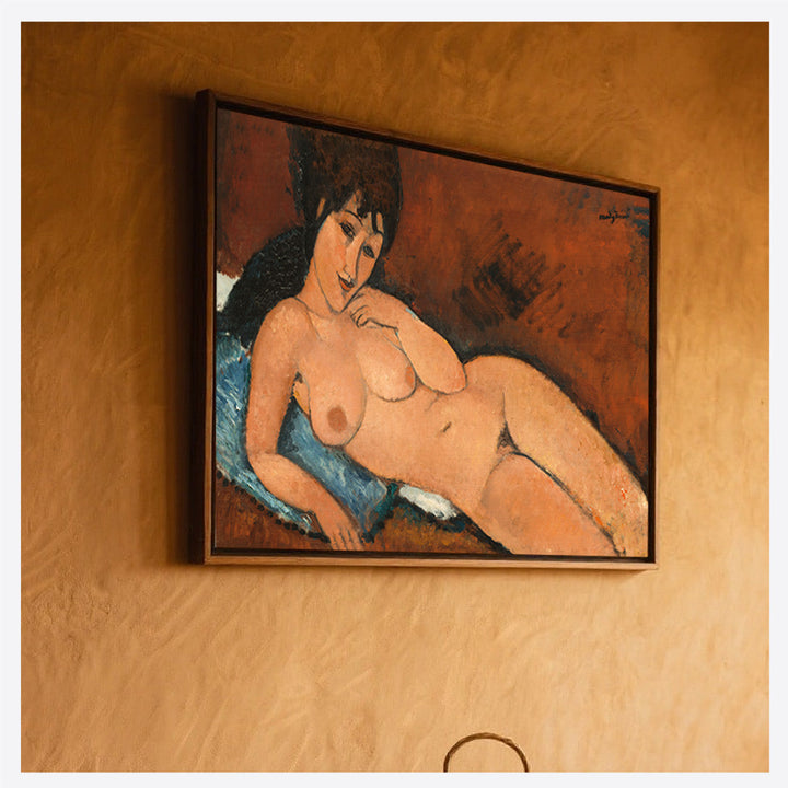 Nude on a Blue Cushion - Modigliani| Wall Art