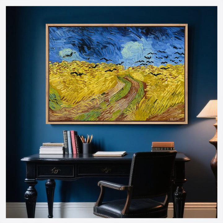 Wheat Fields with Crows by Vincent van Gogh| Wall Art