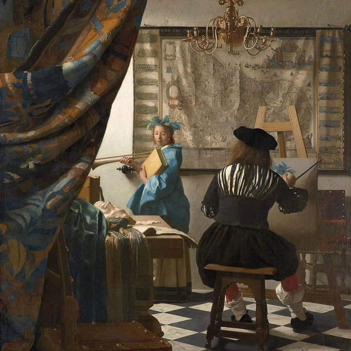The Art of Painting by Johannes Vermeer |Famous Art Prints