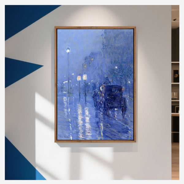 Rainy Midnight - by Childe Hassam