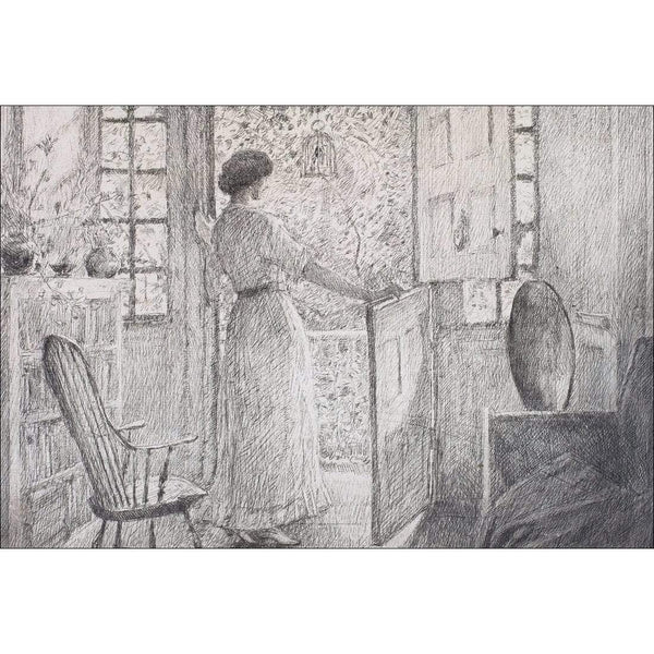 The Dutch Door by Childe Hassam