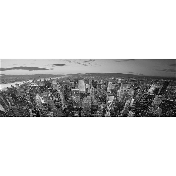 Manhattan Skyline Landscape Black & White