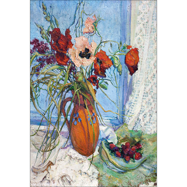 Vase of Wild Poppies