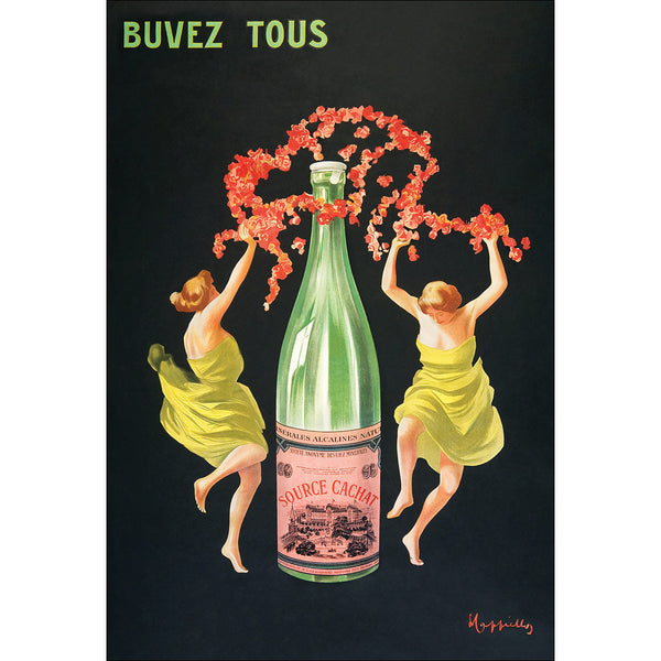 Drink All Evian-Cachat by Leonetto Cappiello (1912)