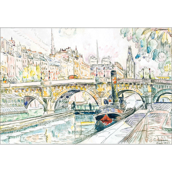 Tugboat at the Pont Neuf by Paul Signac