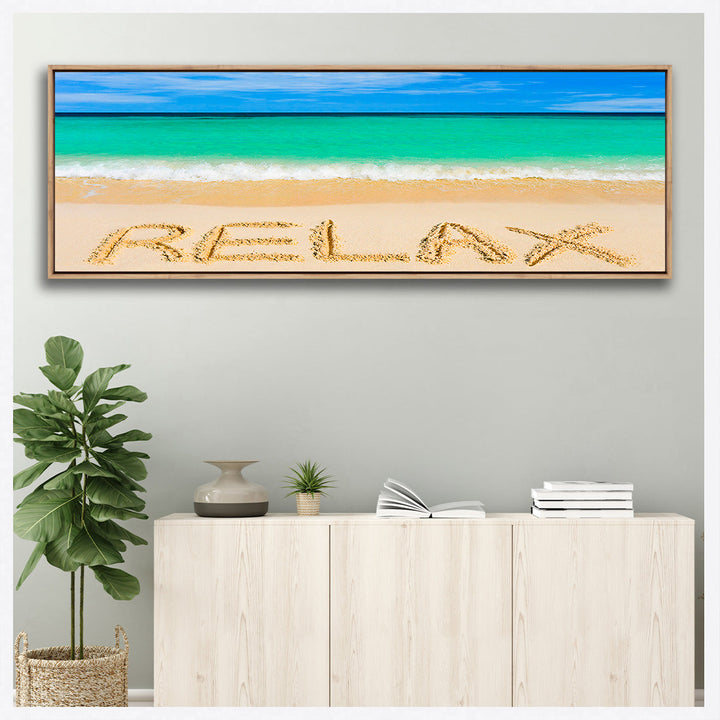 Relax on Beach Landscape| Wall Art
