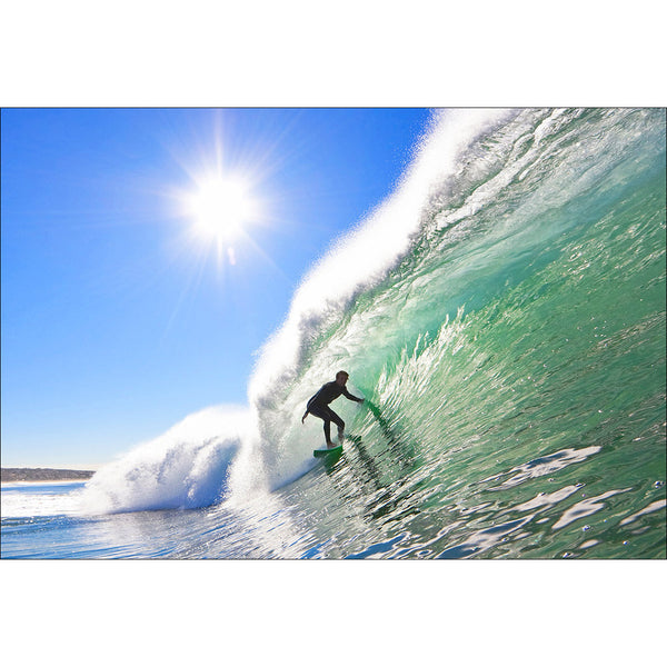 Surfer in the sun