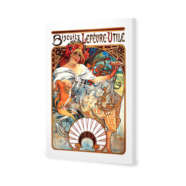 Biscuits Lefevre-Utile by Alphonse Mucha