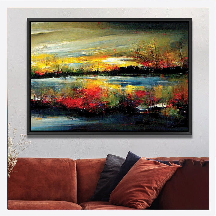 Lake At Dawn| Wall Art