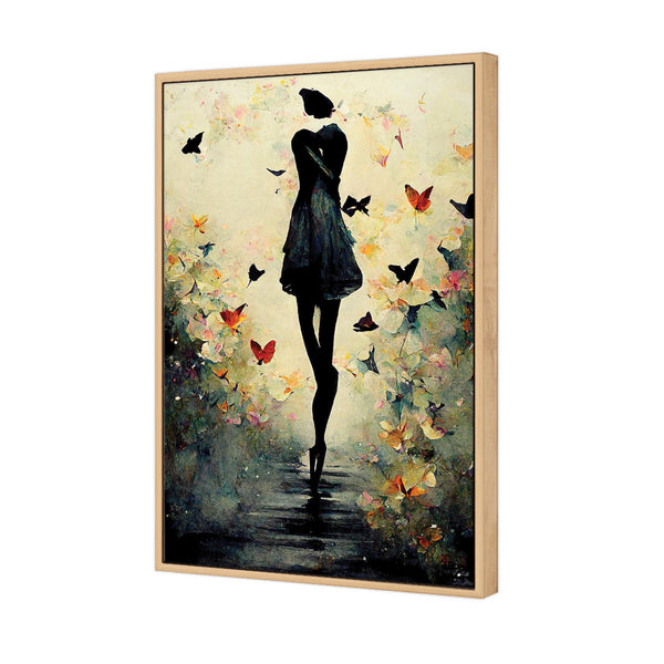 Girl with Butterflies I (stock)