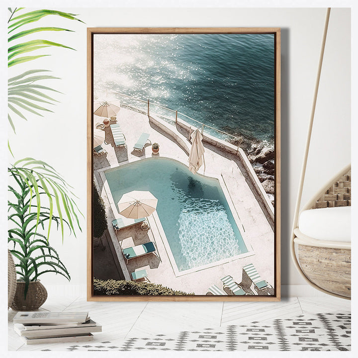 Cliff Poolside | Wall Art