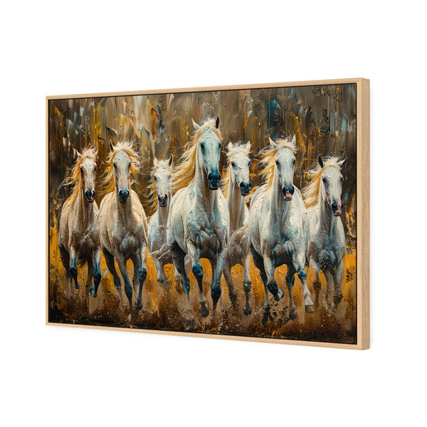 Seven Horses in the Bush (stock)